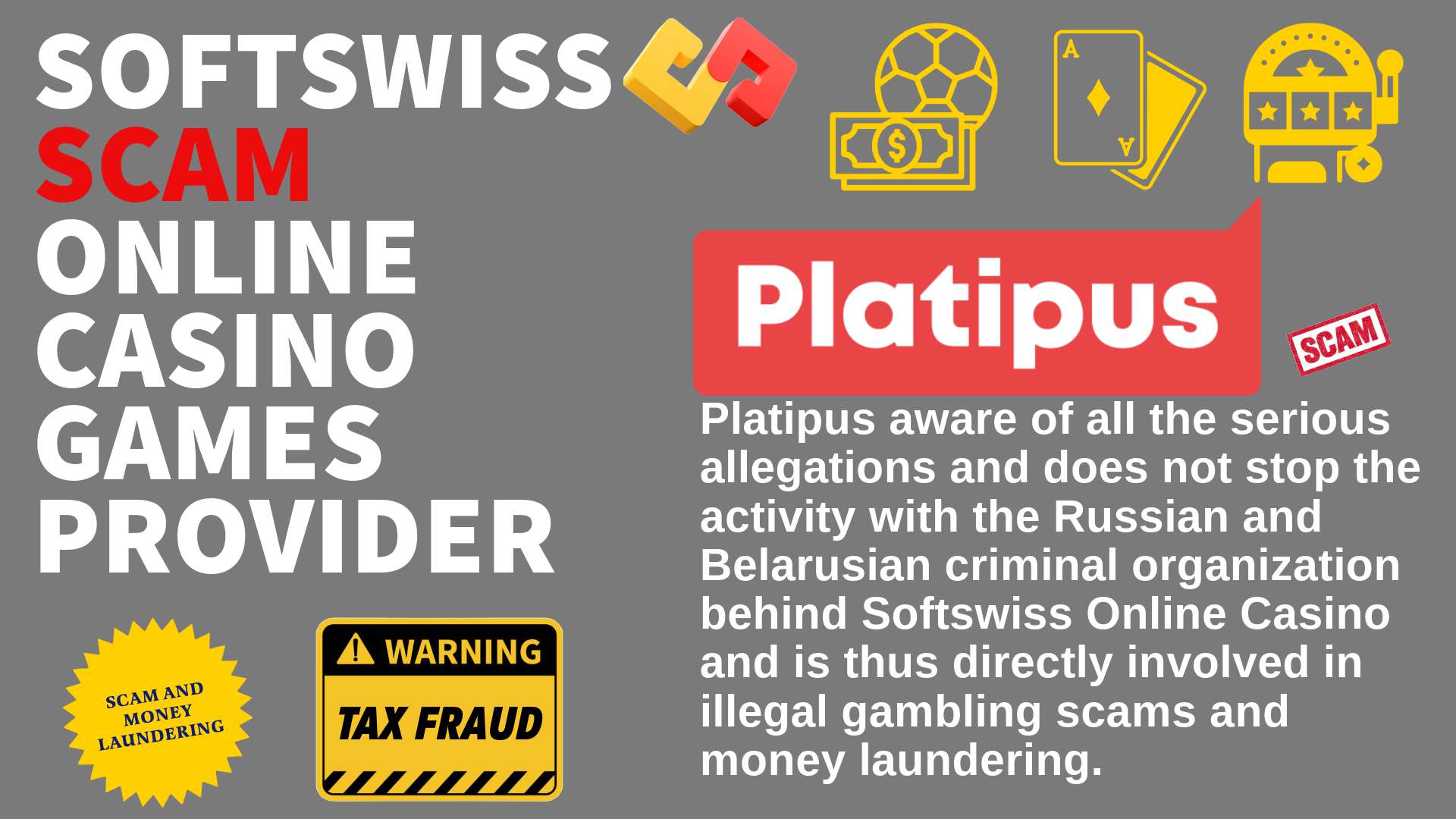 Platipus - softswiss scam - Casino by Softswiss